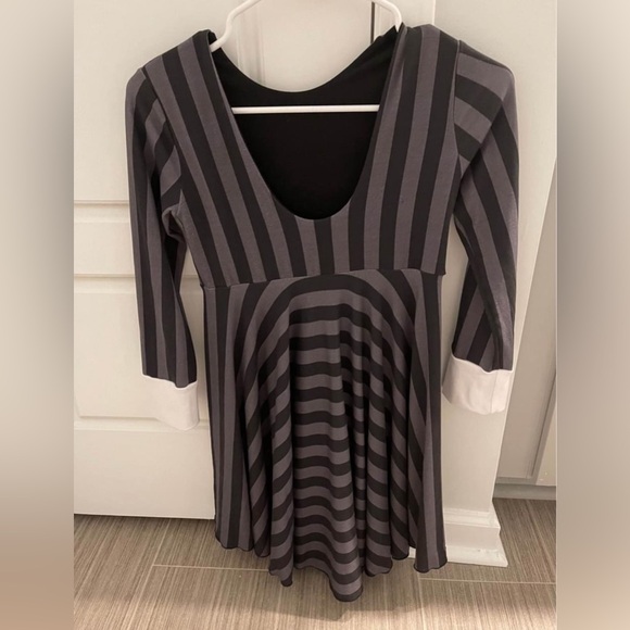 Boutique girls sz 11/12 Wednesday Adam’s Nevermore Academy Twirl Dress. - Picture 2 of 3